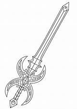 Openclipart Espada Swords sketch template