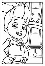 Ryder Paw Patrol sketch template