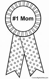 Mothers Ribbons sketch template