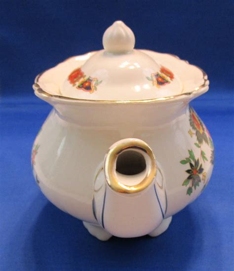 vintage teapot price  kensington floral tea pot  spout strainer