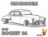 Coloring Pages Car Muscle Cars Rod Hot American Old Print Oldsmobile Printable Brawny Clipart Nova Cartoon Library Chevy Insertion Codes sketch template