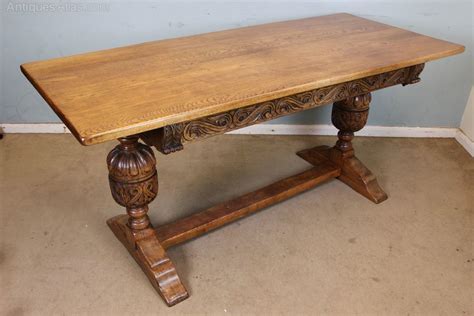 oak refectory farmhouse dining table antiques atlas