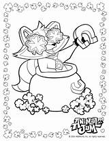 Coloring Jam Lucky Animal Pages Print sketch template