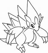 Alola Sandslash Alolan Pokémon Rowlet Vulpix Coloringpages101 Coloringonly Marowak sketch template