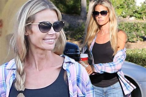 charlie sheen s ex wife denise richards manages a smile