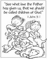 Coloring God Pages Father Sheet Sheets Kids Children School Sunday Bible Christian Jesus Called Given Has Easter Family Colouring Should sketch template