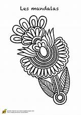 Mandalas Hugolescargot Fleur Nouveaux élancée Motifs Partager sketch template