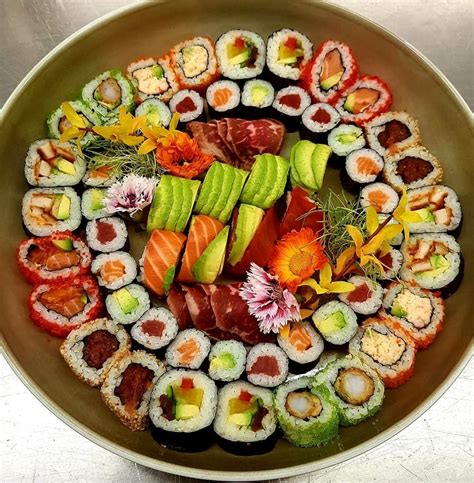 ate  sushi plate rfood