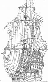 Coloring Pages Ships Sailing Kids Pirate Ship Adult Old Fun Adults Tall Color Book Colouring Kleurplaat Drawing Printable Drawings Cool sketch template