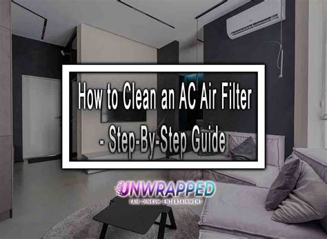 clean  ac air filter step  step guide
