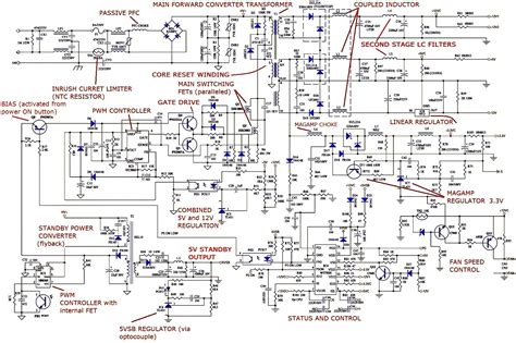 power system schematic diagram