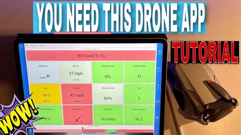 drone uav forecast app step  step guide youtube