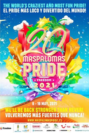 gay pride maspalomas 2021 gran canaria gay pride 2021