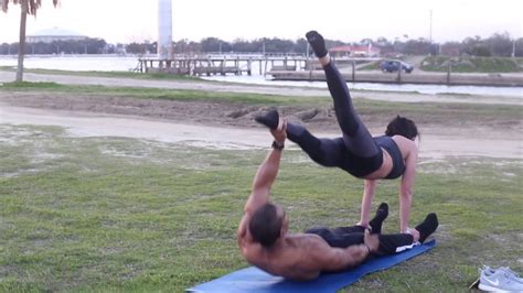 acro yoga duo workout youtube