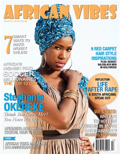 Stephanie Okereke Covers African Vibes Magazine Welcome To Linda