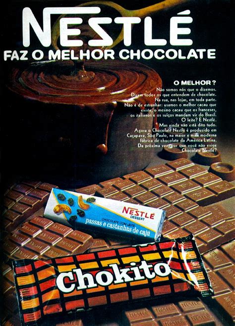 chocolate nestlé 1972 propagandas antigas melhores