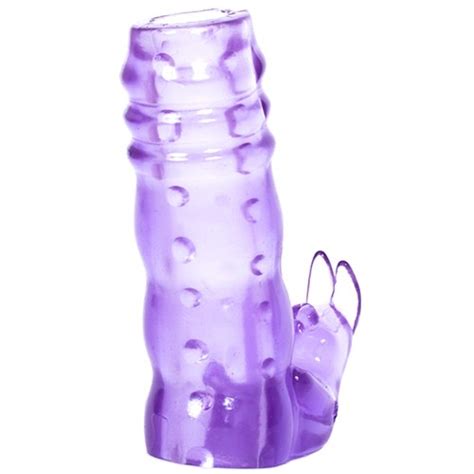 cock sock bunny tickler sleeve purple sex toys at adult empire