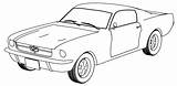 Mustang Coloring Ford Wecoloringpage sketch template