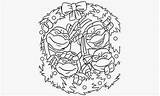 Coloring Christmas Pages Holiday Wreaths Wreath Filminspector sketch template