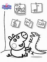 Pig Peppa Coloring Pages Printable Coloriage Library Clipart Imprimer sketch template