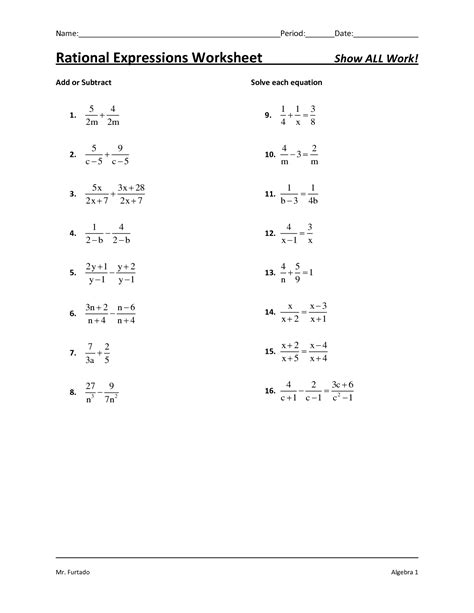 solving fractional equations worksheet  math worksheets solving