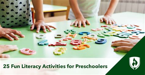 25 fun literacy activities for preschoolers rasmussen university