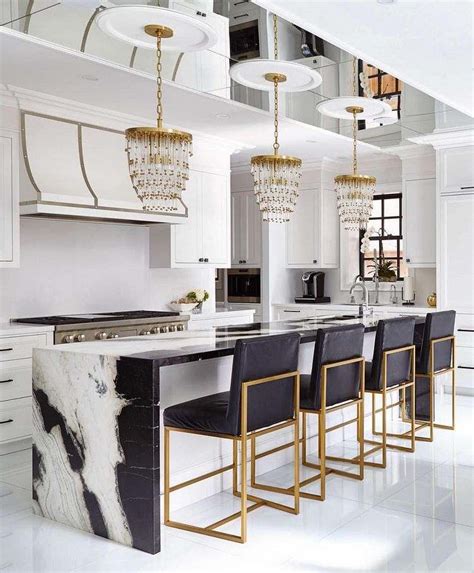 art deco kitchen ideas chic interiors combining functionality  luxury
