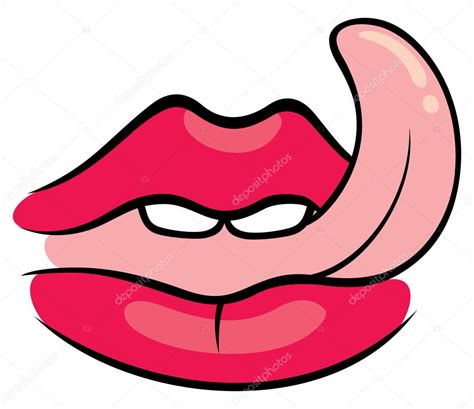 sexy lips — stock vector © oxygen64 9017765