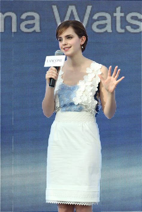 You Haven T Seen The Last Of Me Emma Watson Lancome Press Conference