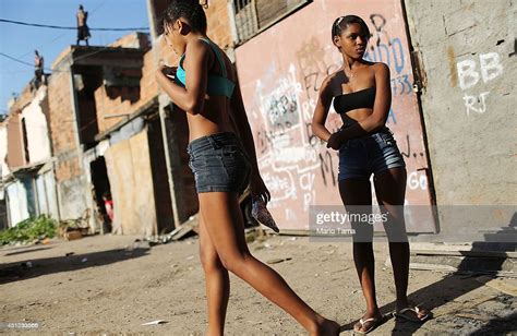 World Cup Match Played 750 Meters From Rio Favela Getty Images