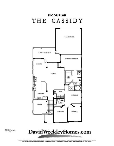david weekley homes cassidy  sq ft viridian viridian floor plans   plan