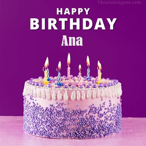 hd happy birthday ana cake images  shayari