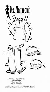 Coloring Hip Pages Hop Mannequin Ms Paper Dolls Calvin Unique Paperthinpersonas Getdrawings Pdf Getcolorings Outfit sketch template