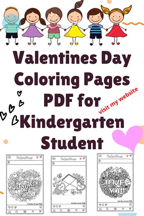 valentines day coloring pages   kindergarten student