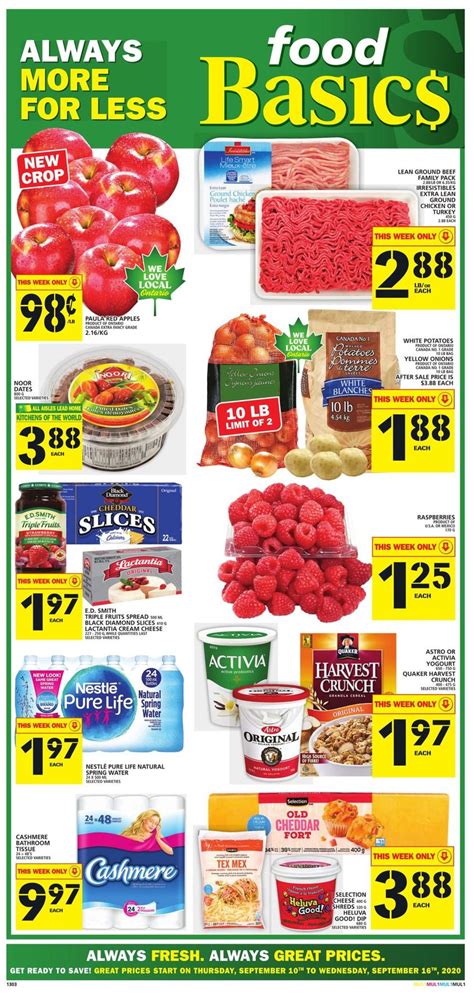 food basics flyer   rabato