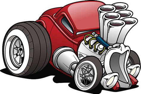 Hot Rod Car Clip Art Vector Images And Illustrations Istock