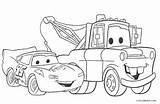 Mcqueen Lightning Coloring Pages Mater Print Printable Kids sketch template