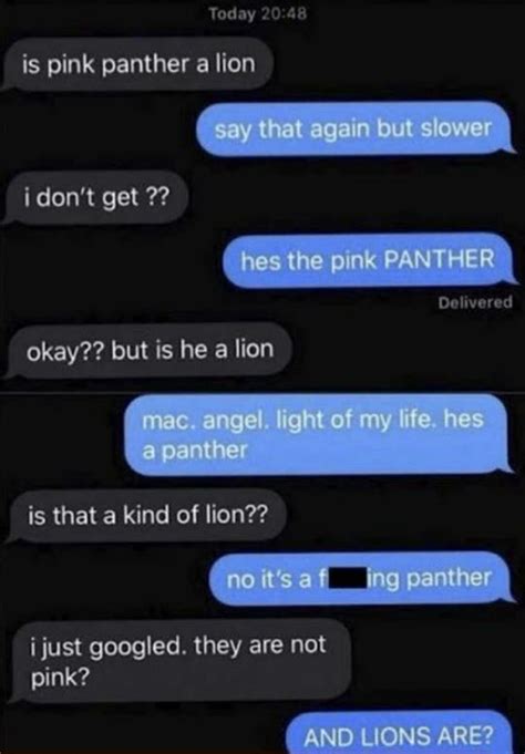 texts    edited     pink panther