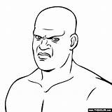 Kane Coloring Pages Wwe Try Projects Color Super People Celebs Choose Board sketch template