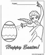 Coloring Go Let Elsa Easter Pages Colouring Printable Color sketch template
