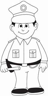 Policeman Pages Coloring Police Color Print Printable Kids Colouring Printing sketch template