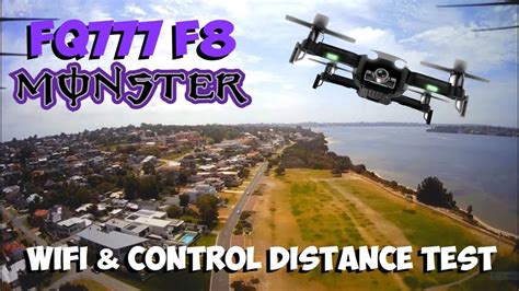 fq  gps drone  wifi fpv distance range test youtube
