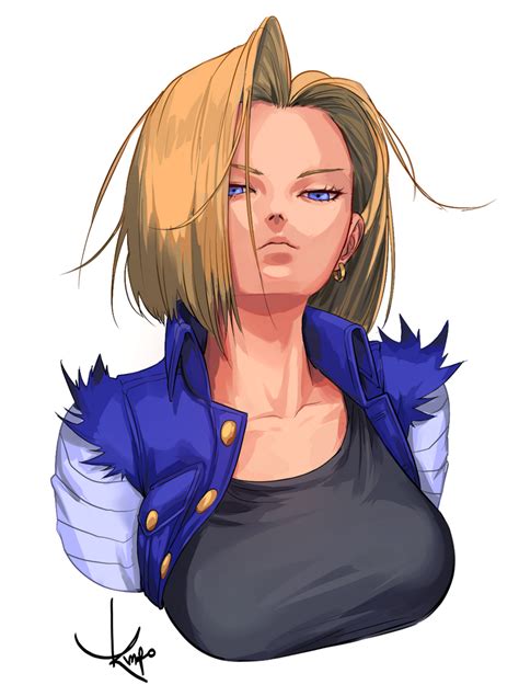 Android 18 By Rogerkmpo On Deviantart