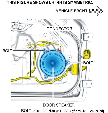 door speaker removalinstallation   shop manual
