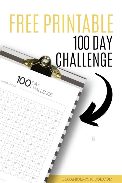 printable  day challenge calendar   letter