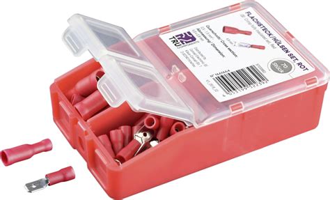 tru components tc  kabelschoen assortiment  mm  mm rood  stuks conradbe