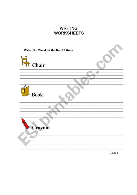 english worksheets writing worksheet