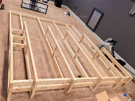 diy home theater riser  images club