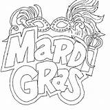 Mardi Gras Coloring Pages Printable Kids Color Sheets Carnival Parade Colouring Print Crafts Sheet Getcolorings Worksheets Printables Holiday Season Gra sketch template