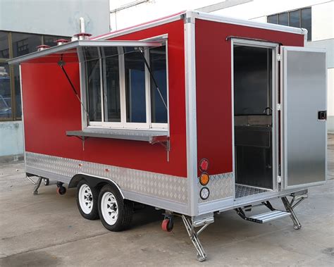 customized catering trailer food truck food trailer xxcm